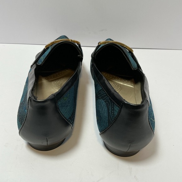 Bellini Women's Felix Flats Teal/Green/Peacock Size 13W - Picture 6 of 7